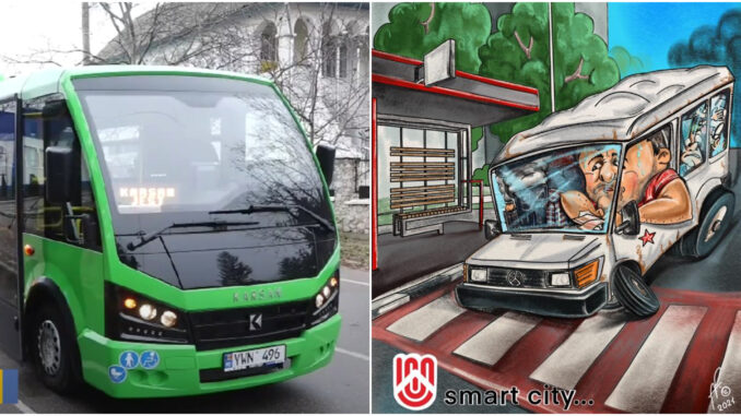 Autobuze SMART vs Marșutși. De ce la Edineț se poate dar la UNGHENI – încă nu?!